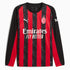 AC Milan 2025/26 Men's Long Sleeve Home Jersey